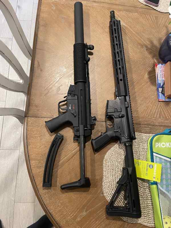 AR-15 &amp; HK MP5 22lr