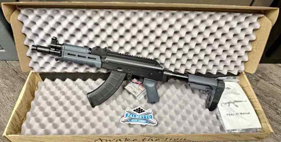 PSA GF3 AK-P 7.62x39 SBA3 braced AK Pistol MAGPUL