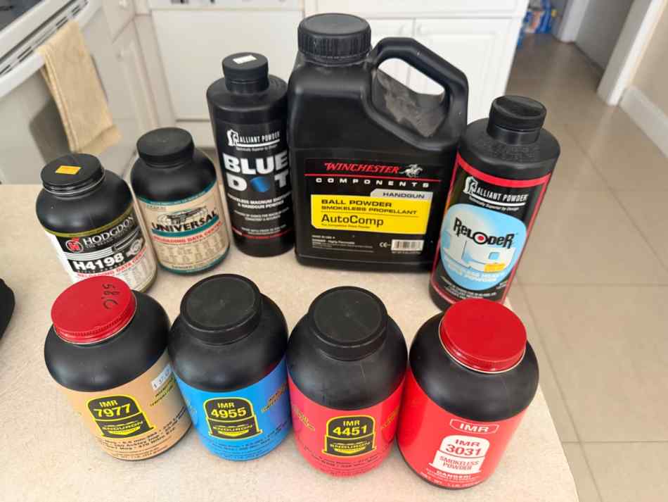  Reloading Powders Available
