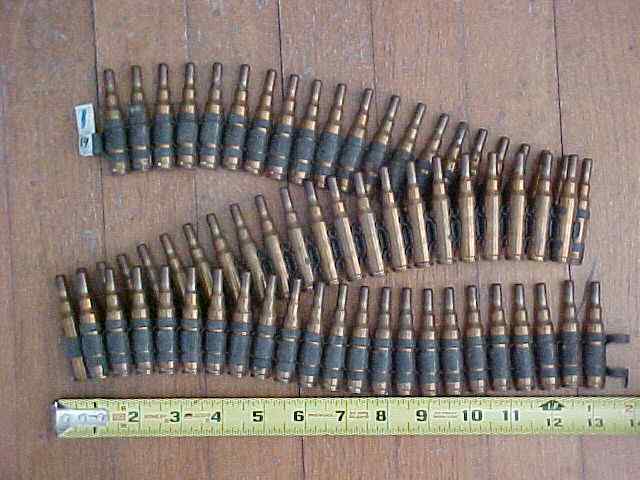 30-06 and >308 linked unfired Lake City blank ammo