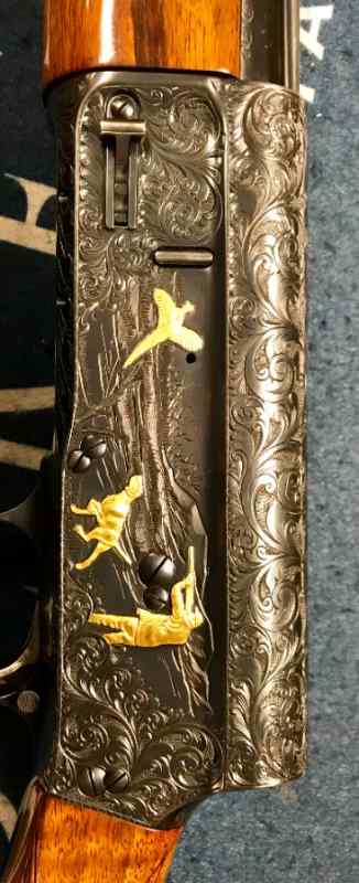 Engraved Browning A5 Shotgun - One of a Kind !!!!