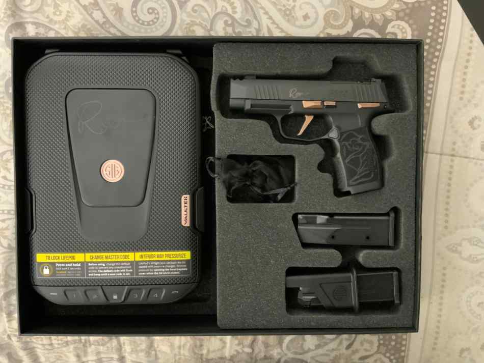 SIG SAUER P365-9mm XL-COMP ROSE EDITION