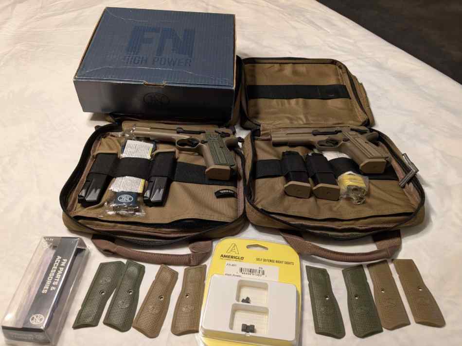 2 FN High Power FDE NIB w extras