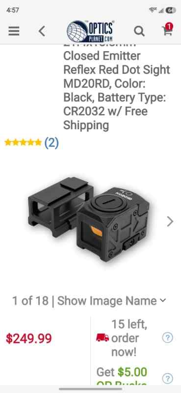 Gideon mediator 2 red dot